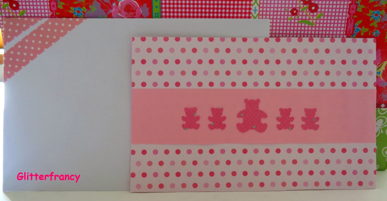 #1 Card nascita bimba con lo scrapbooking